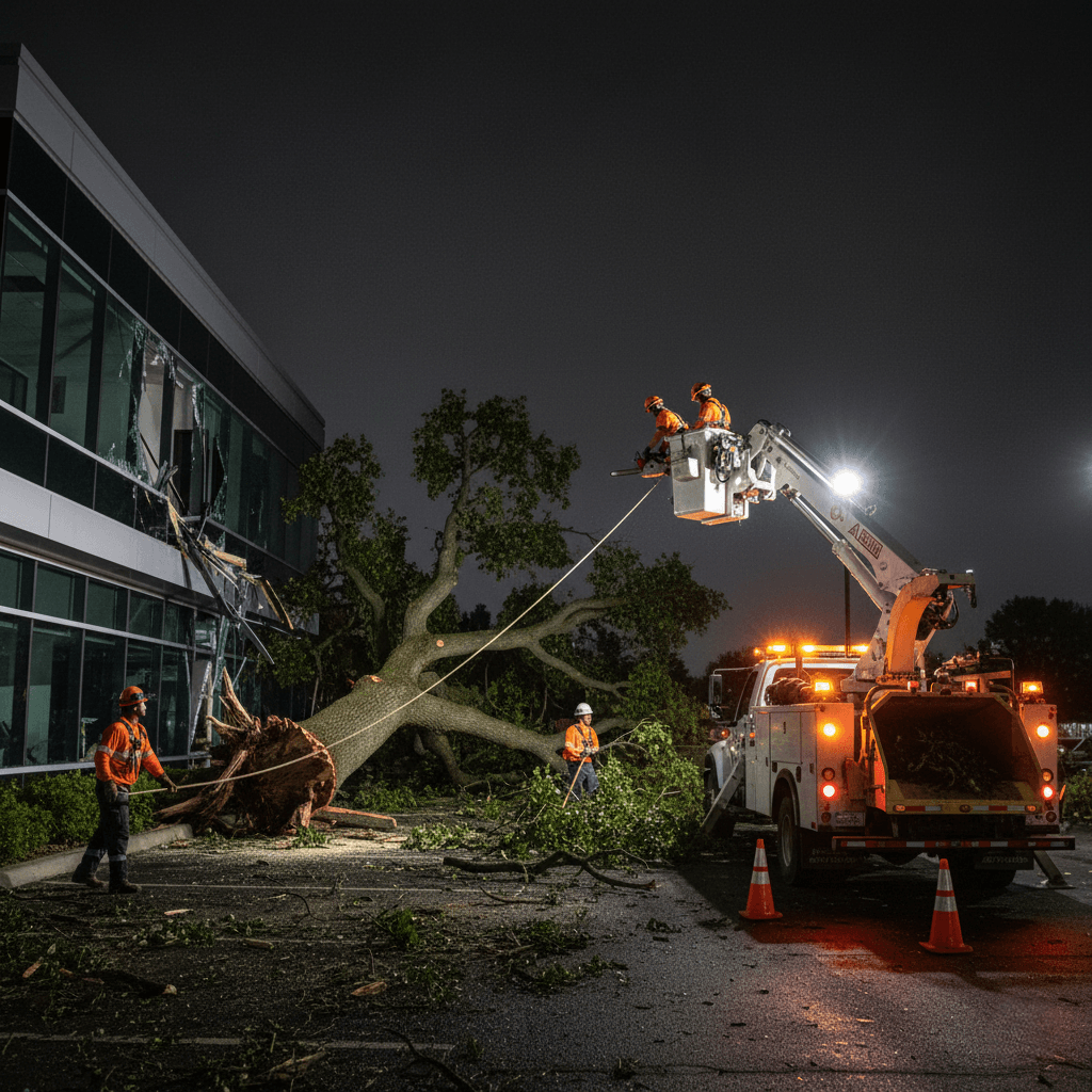emergency commercial tree removal alderwood manor