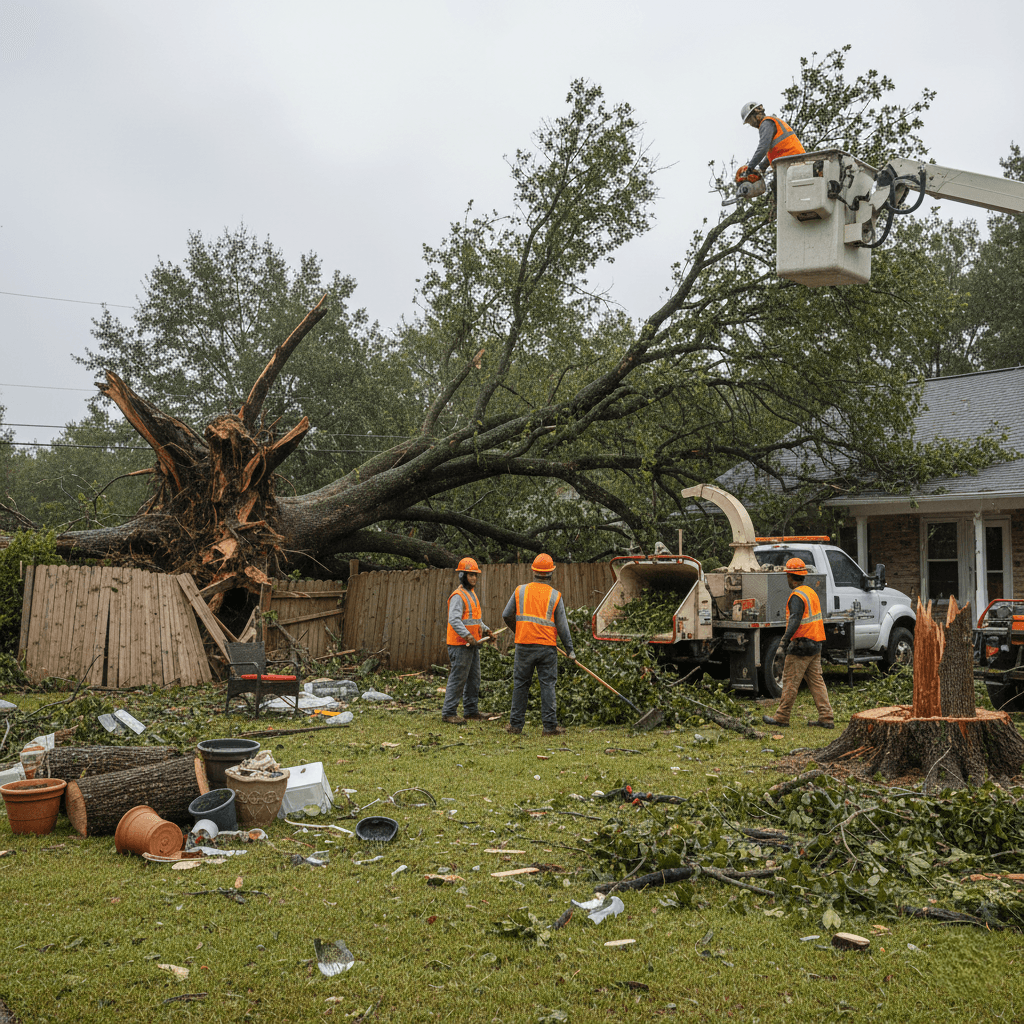 storm damage cleanup alderwood manor